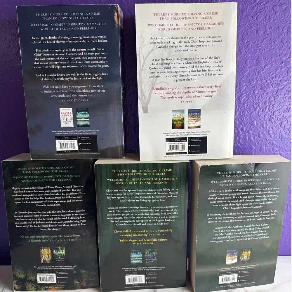Louise Penny Chief Inspector Gamache 5 Book Series Bundle PB Mystery Lot 6-10